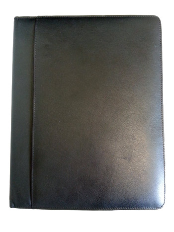 Real leather folder